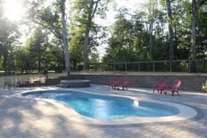 Leisure Pools Eclipse 35 Silver Grey w Round Sorrent Spa 2019 0816 1