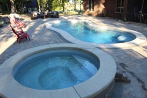 Leisure Pools Eclipse 35 Silver Grey w Round Sorrent Spa 2019 0816 6